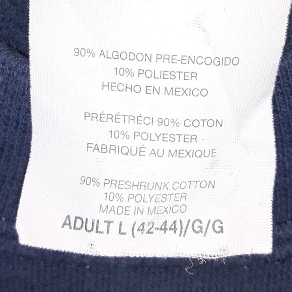 NRA Life Member Sweatshirt *Dark Blue * Eagle * Long Sleeve * Roomy Sz L (or XL) - Picture 10 of 10